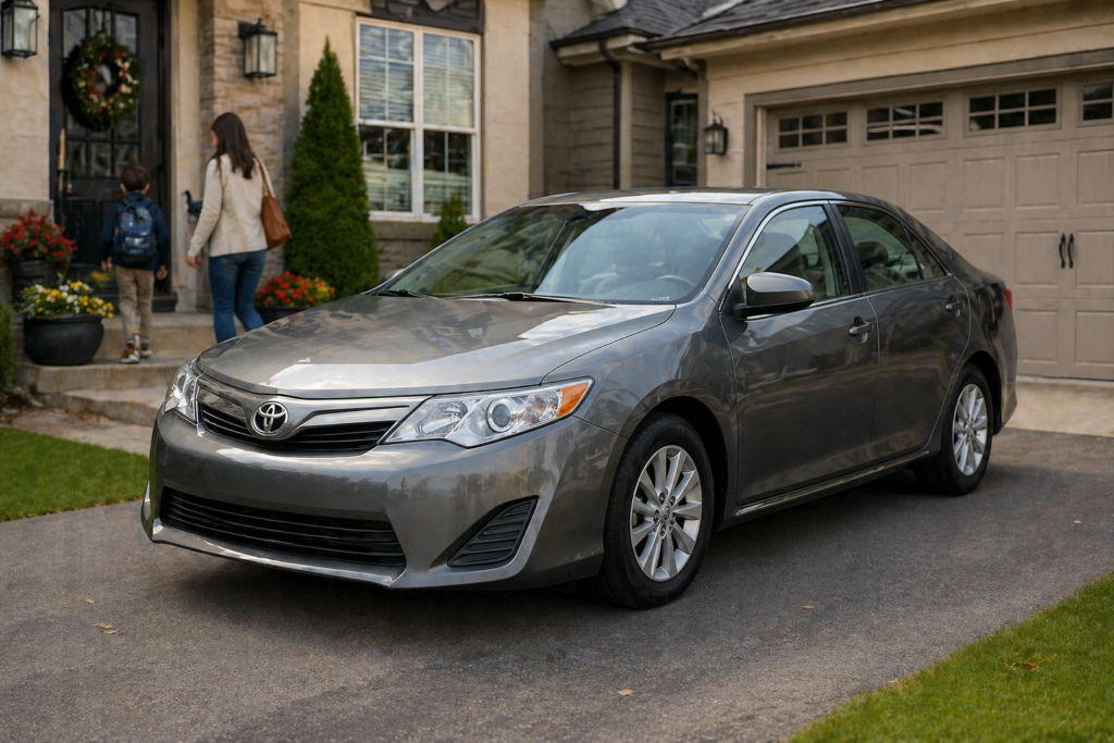 Is a 2012 Toyota Camry Still a Good Value in 2026? daily driver parked at home showing practical family use and value