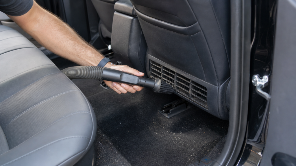 Toyota Camry Hybrid battery cooling vent cleaning helps improve hybrid battery life and prevent overheating issues