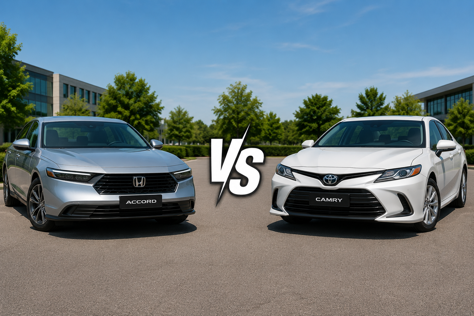 Which is more reliable, the Honda Accord or the Toyota Camry? Side-by-side comparison of Accord and Camry sedans.